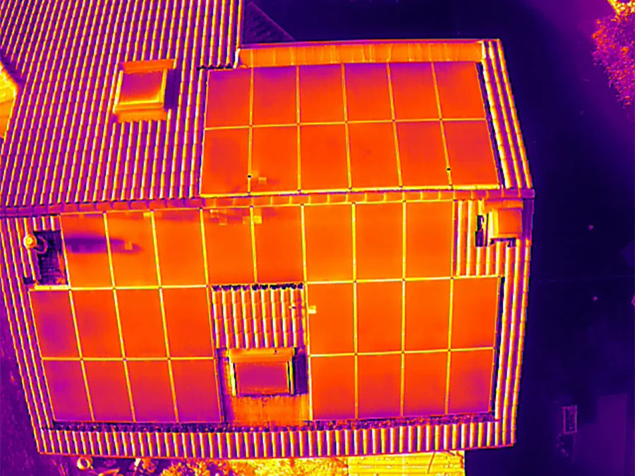 Analyse thermographique d'une toiture à Caen - Détection des déperditions énergétiques